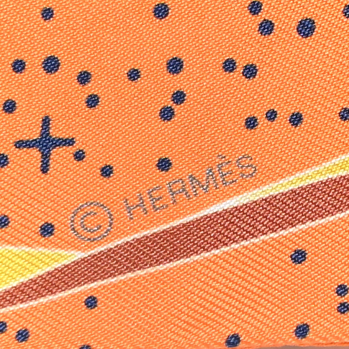 Silk Space Derby Twilly Orange Jaune Bleu
