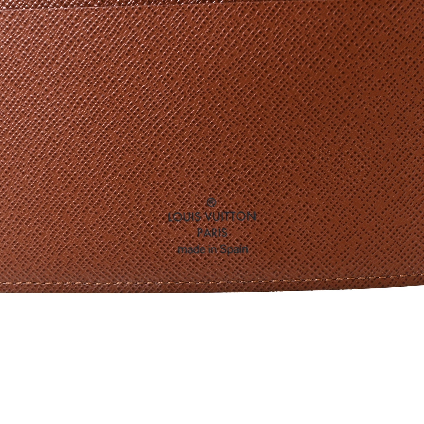 Monogram Desk Agenda Cover