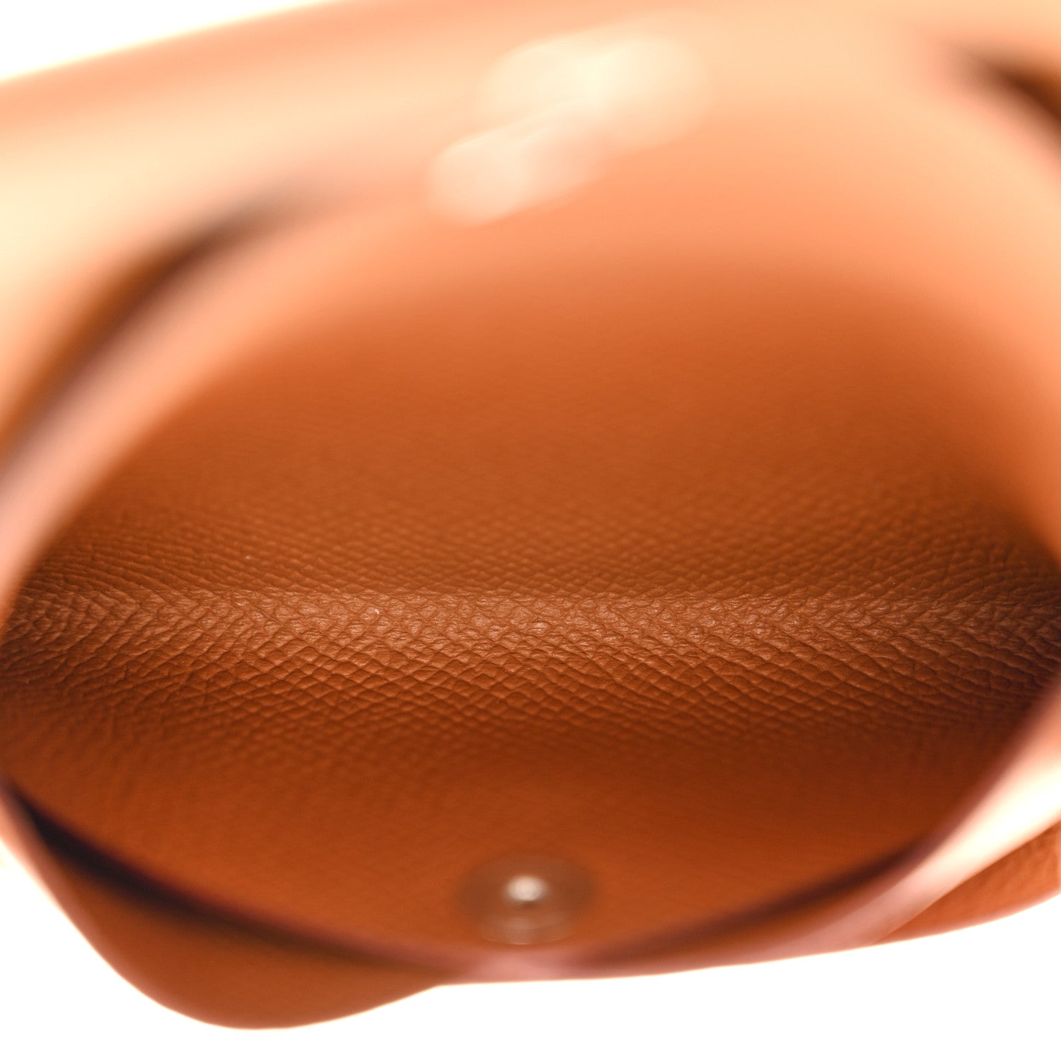 Hermes Epsom Calvi Duo Card Case Gold 6 of 9