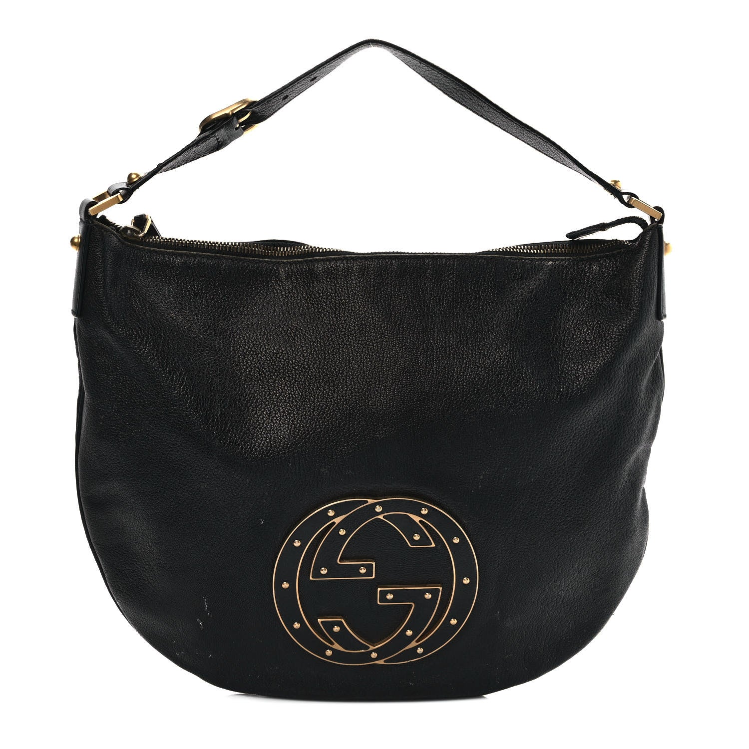 Gucci Calfskin Small Blondie Hobo Black 1 of 11