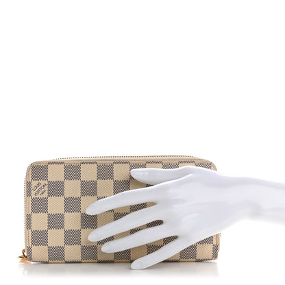 Louis Vuitton Damier Azur Zippy Wallet 2 of 12