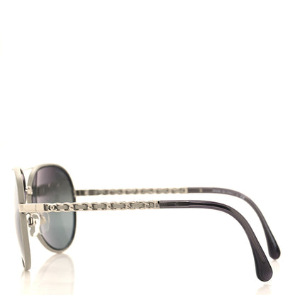 Chanel Pilot Winter Sunglasses 4219-Q White 3 of 8