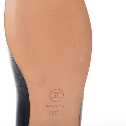 Chanel Lambskin CC Loafers 39.5 Black 9 of 12