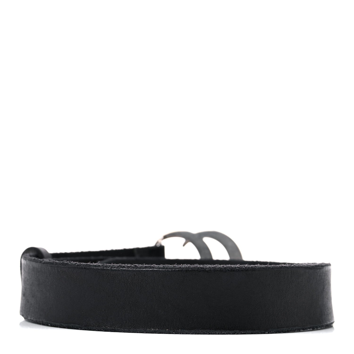 Gucci Faded Calfskin Double G 30mm Belt 85 34 Black 2 of 11