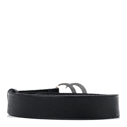 Gucci Faded Calfskin Double G 30mm Belt 85 34 Black 2 of 11