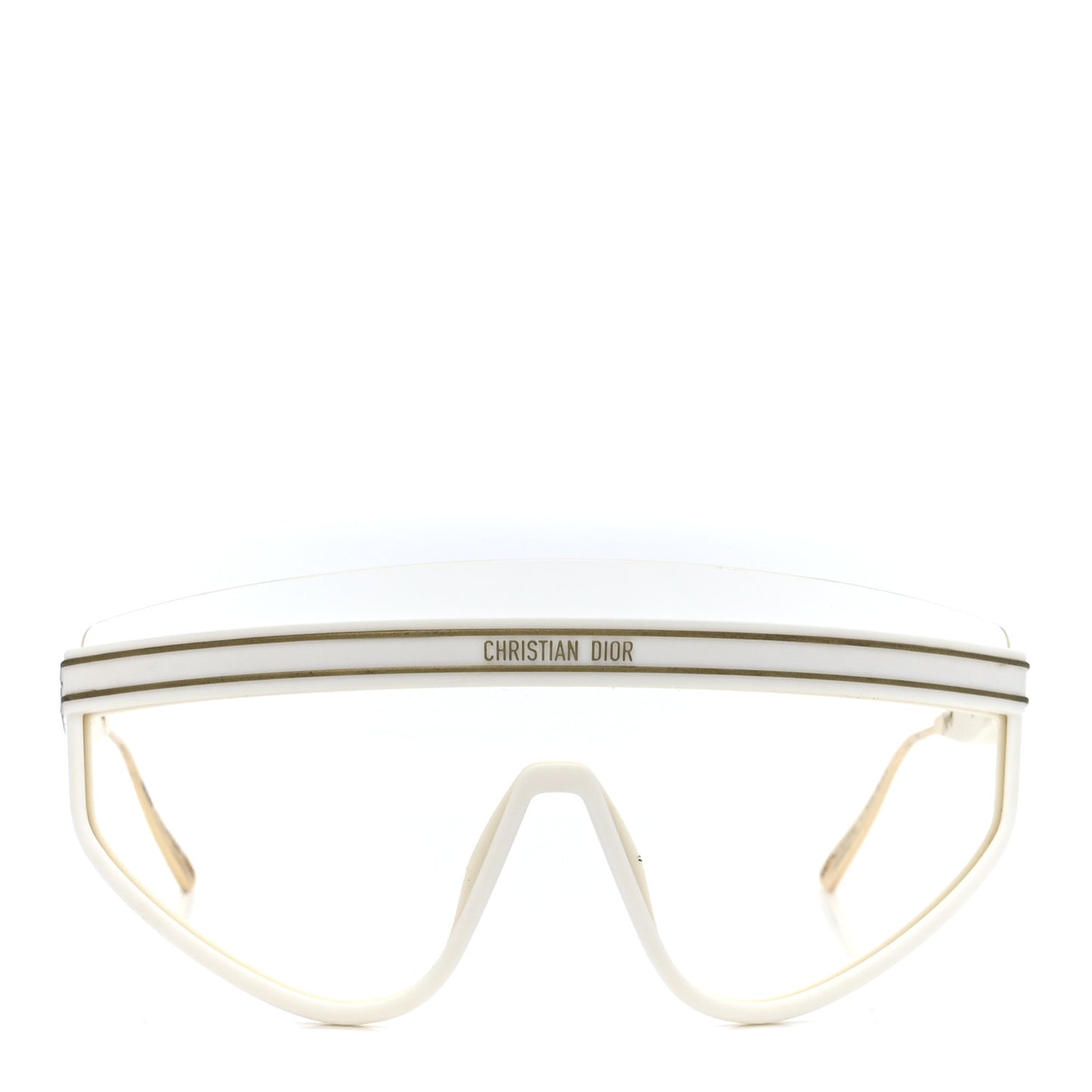 Acetate Mask DiorClub M2U Sunglasses Translucent Ivory