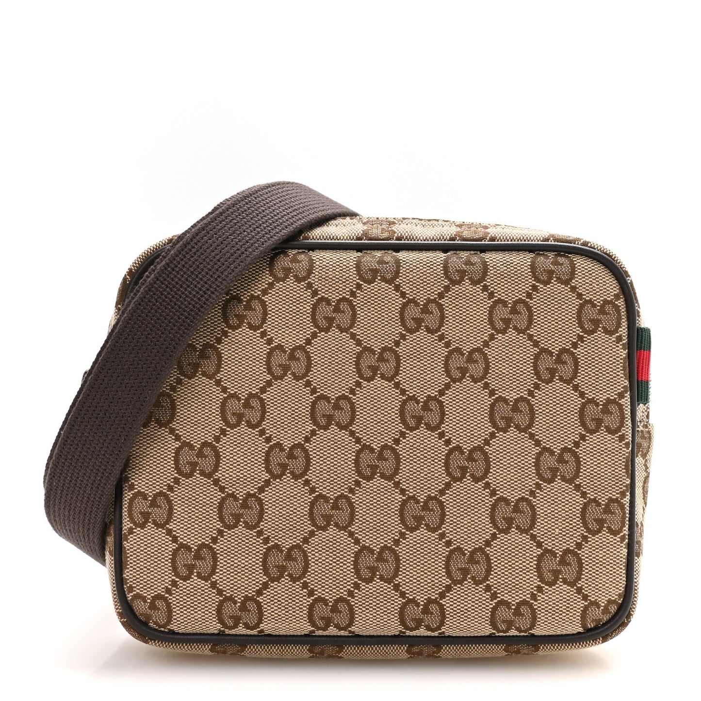 GG Supreme Monogram Calfskin Mini Crossbody Bag Beige Ebony New Acero