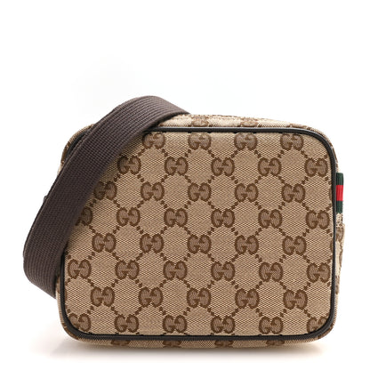 Gucci GG Supreme Monogram Calfskin Mini Crossbody Bag Beige Ebony New Acero 1 of 11