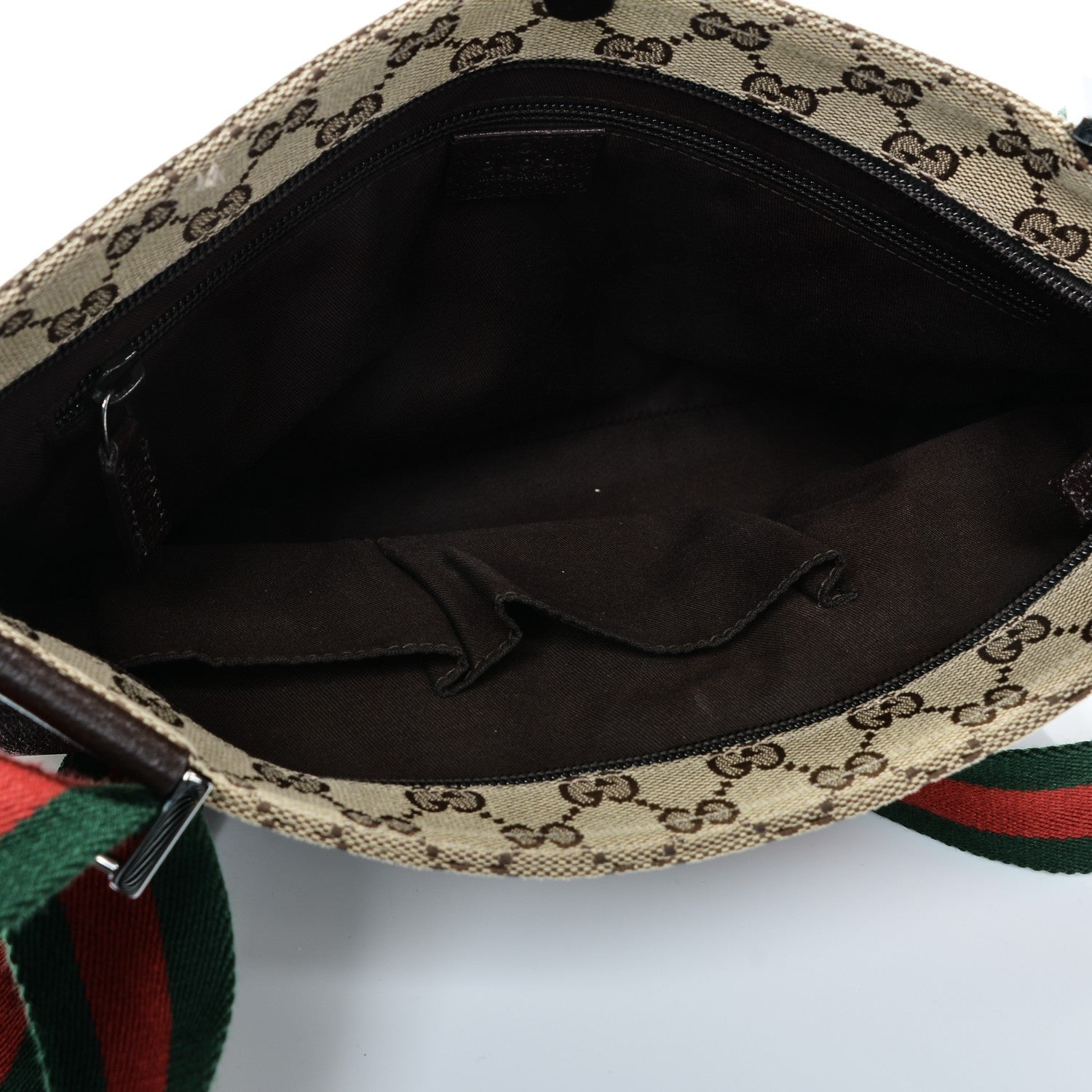 Gucci Monogram Signature Web Small Messenger Brown 5 of 8