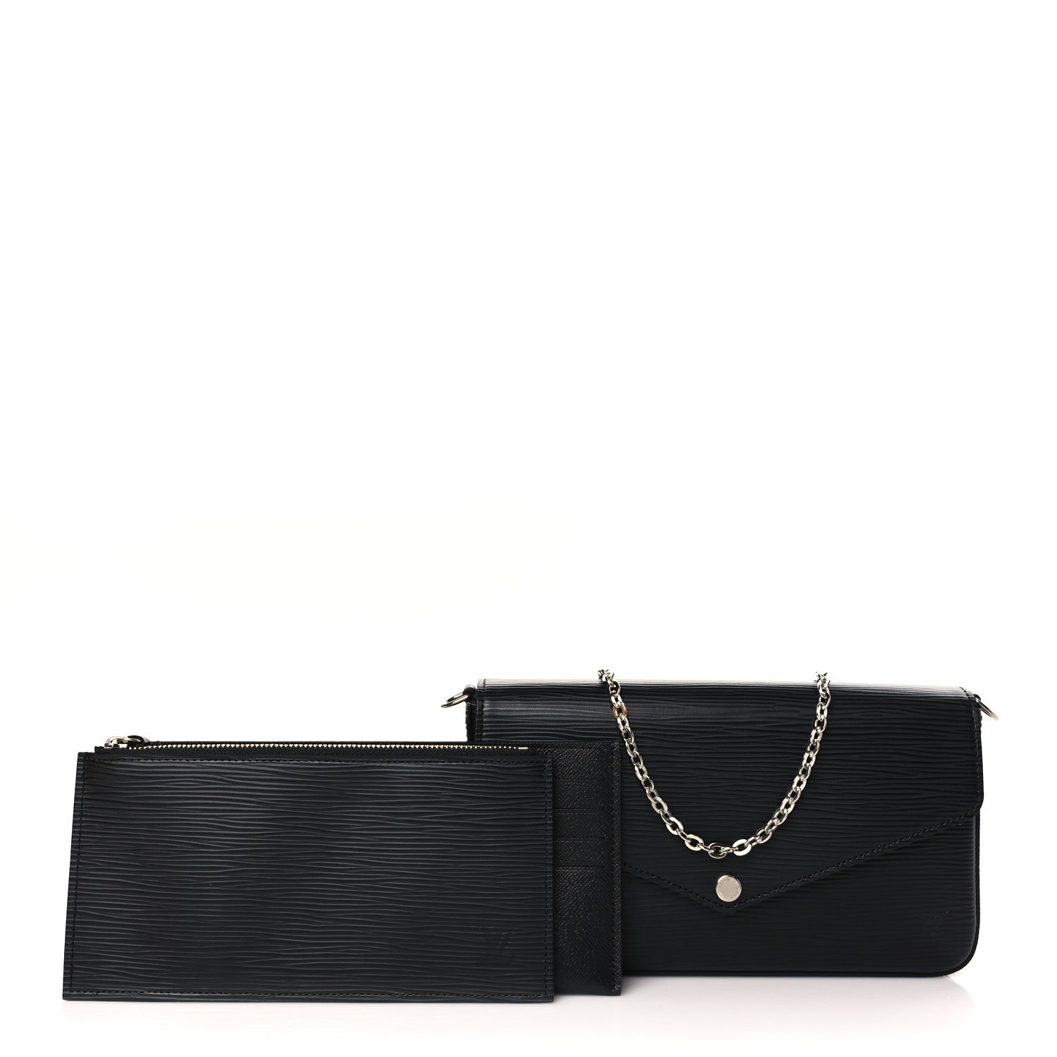 Louis Vuitton Epi Pochette Felicie Black 1 of 9