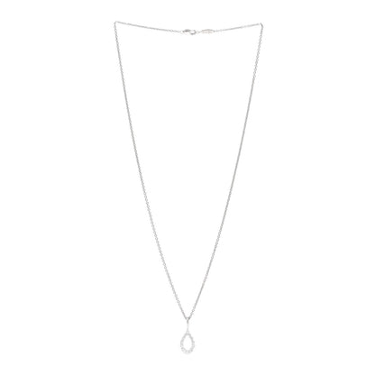 Harry Winston Platinum Diamond Loop Pendant Necklace 3 of 4