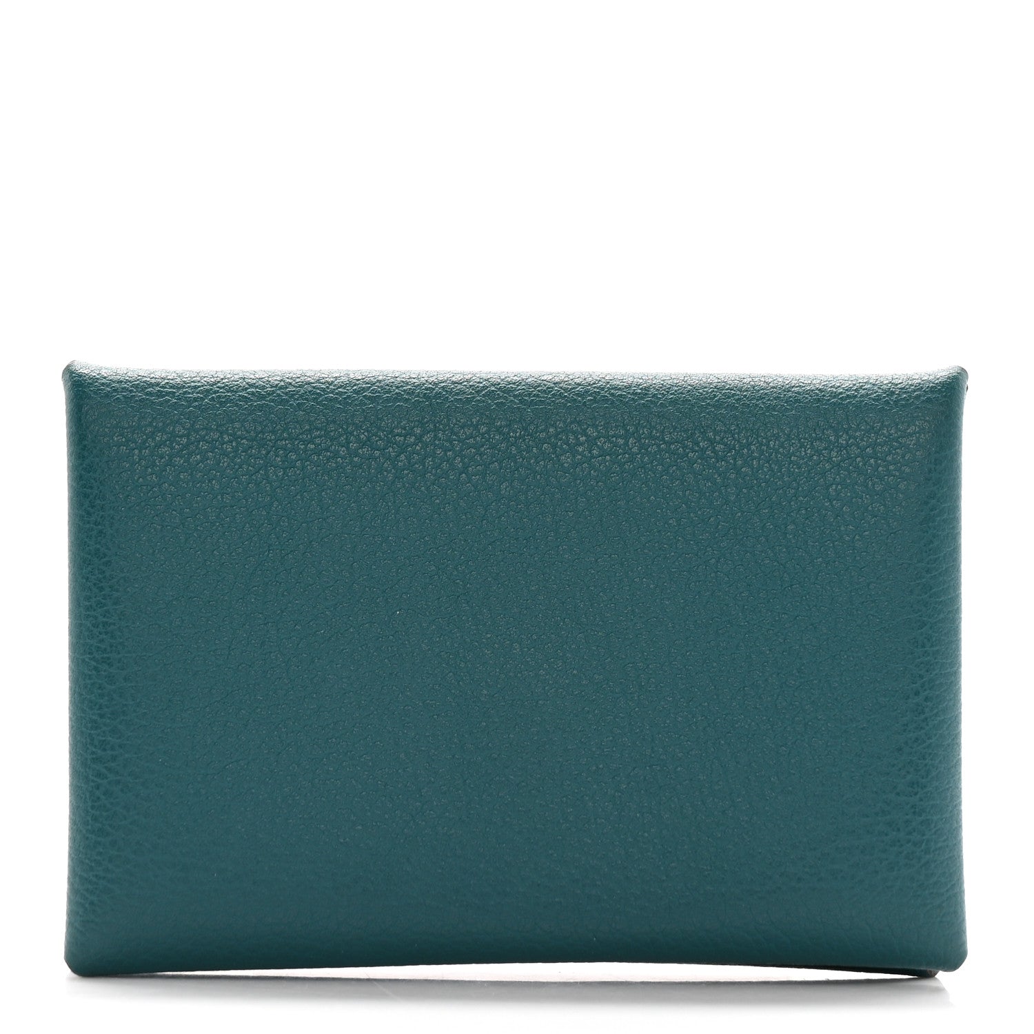 Hermes Chevre Mysore Calvi Card Case Vert Bosphore 1 of 10