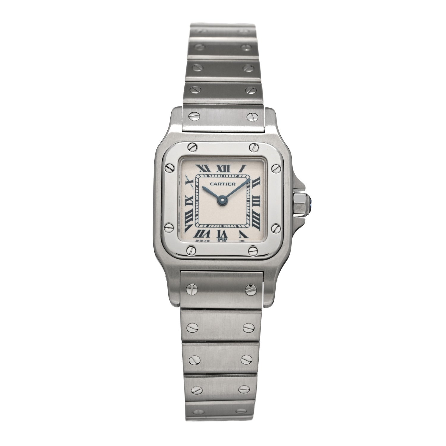 Cartier Stainless Steel 24mm Santos de Cartier Galbee Quartz Watch 1 of 4