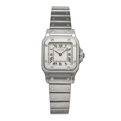 Cartier Stainless Steel 24mm Santos de Cartier Galbee Quartz Watch 1 of 4