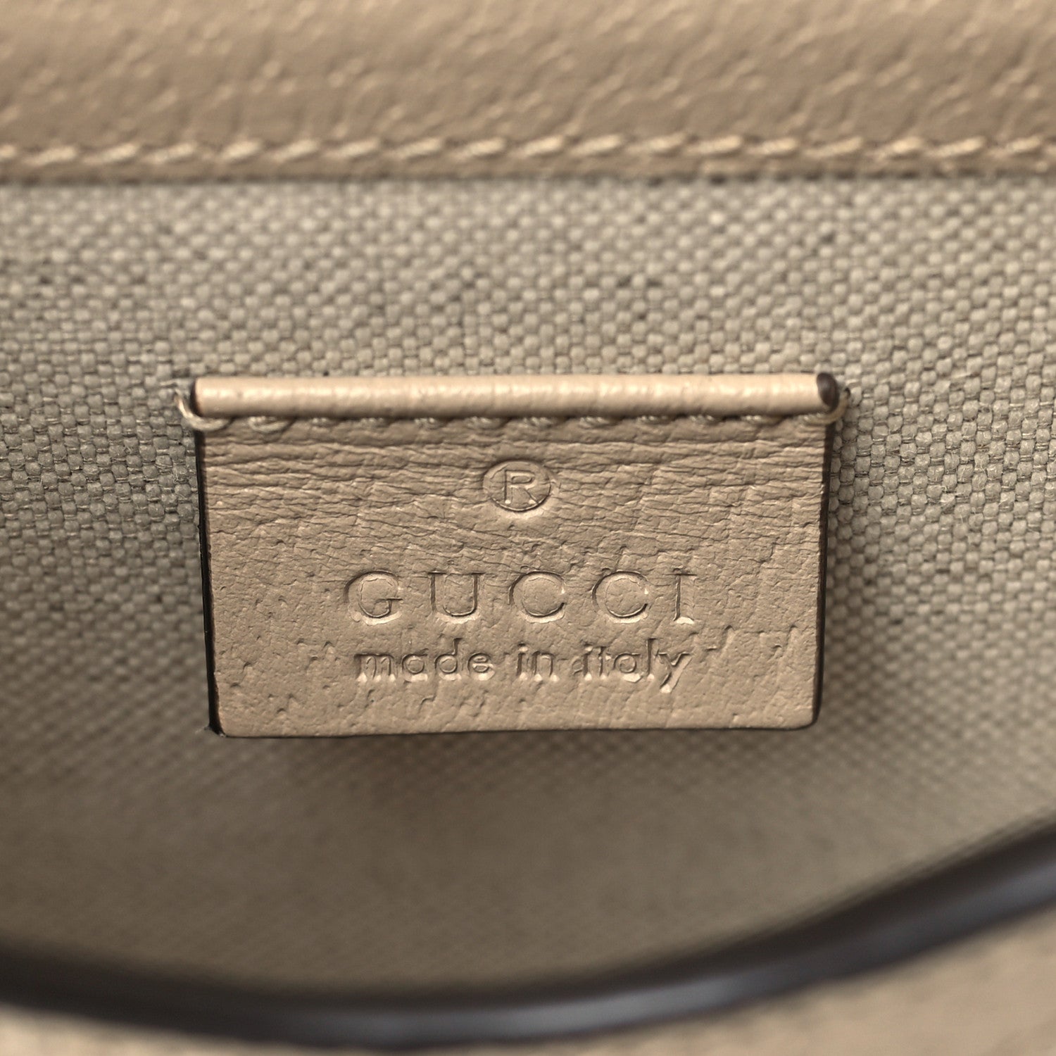 Gucci GG Supreme Monogram Textured Calfskin Web Mini Ophidia Messenger Beige Mystic White Oatmeal 5 of 9