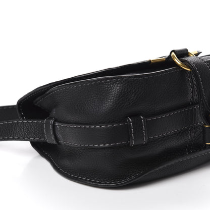 Chloe Calfskin Mini Marcie Round Crossbody Bag Black 6 of 10