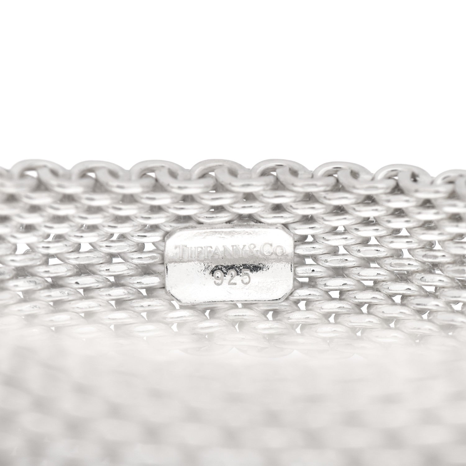 Tiffany Sterling Silver Somerset Mesh Bracelet 4 of 4