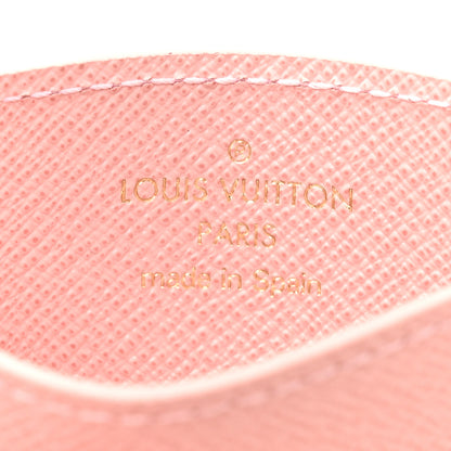 Louis Vuitton Damier Azur Daily Card Holder Rose Ballerine 6 of 8