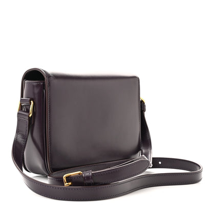 Celine Shiny Calfskin Teen Triomphe Aubergine 3 of 13