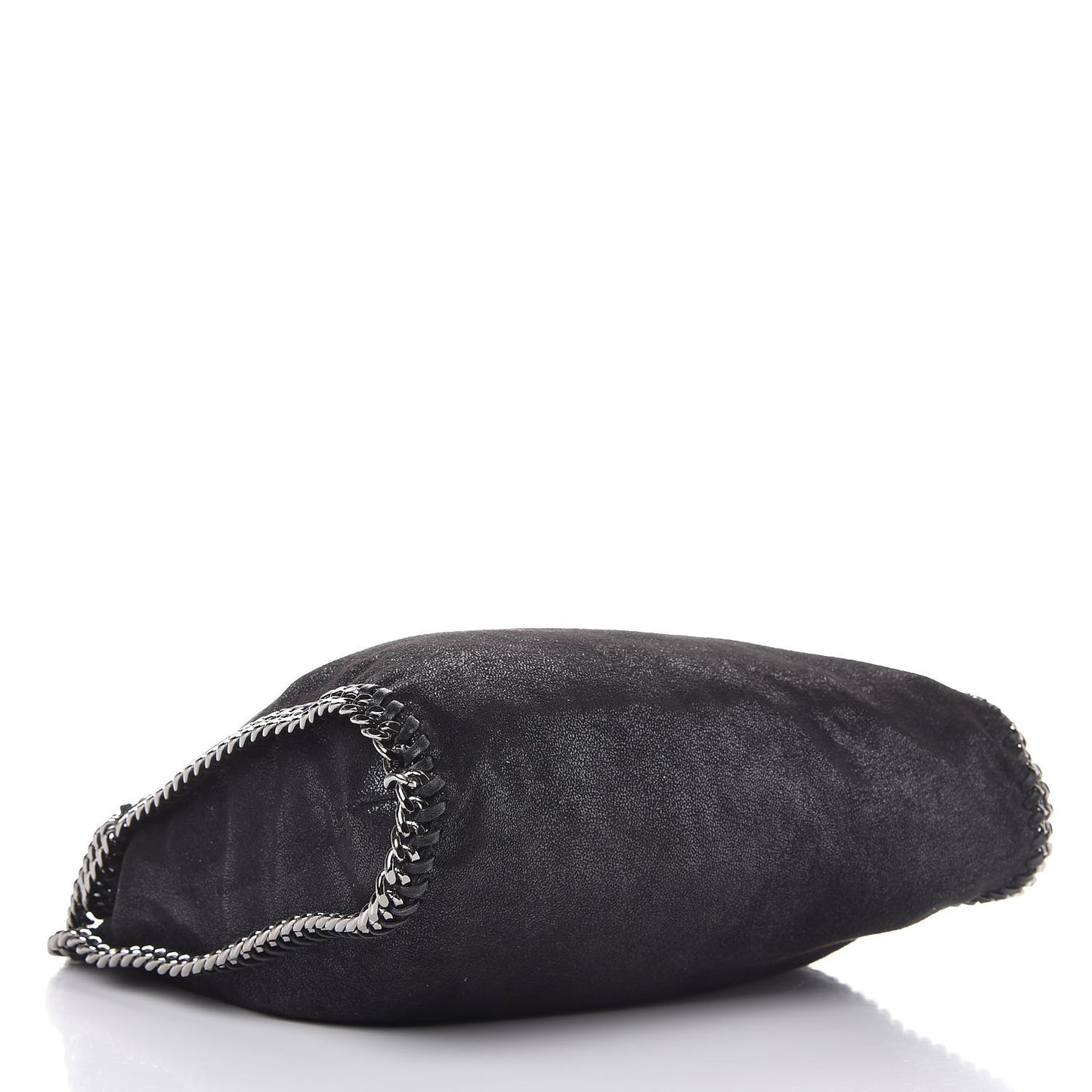 Shaggy Deer Falabella Fold Over Tote Black