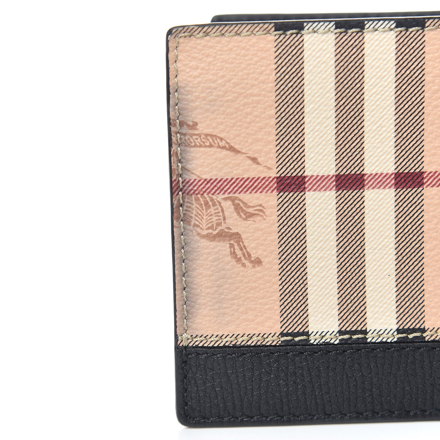 Burberry Haymarket Check BBi-Fold Wallet Black 10 of 11