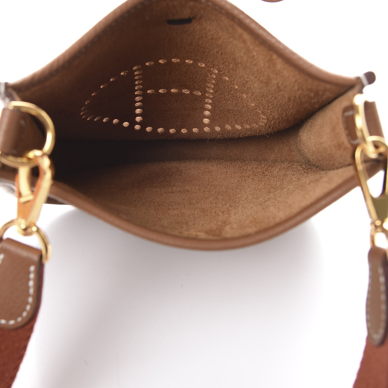 Hermes Taurillon Clemence Amazone Evelyne TPM Gold Cuivre 4 of 10