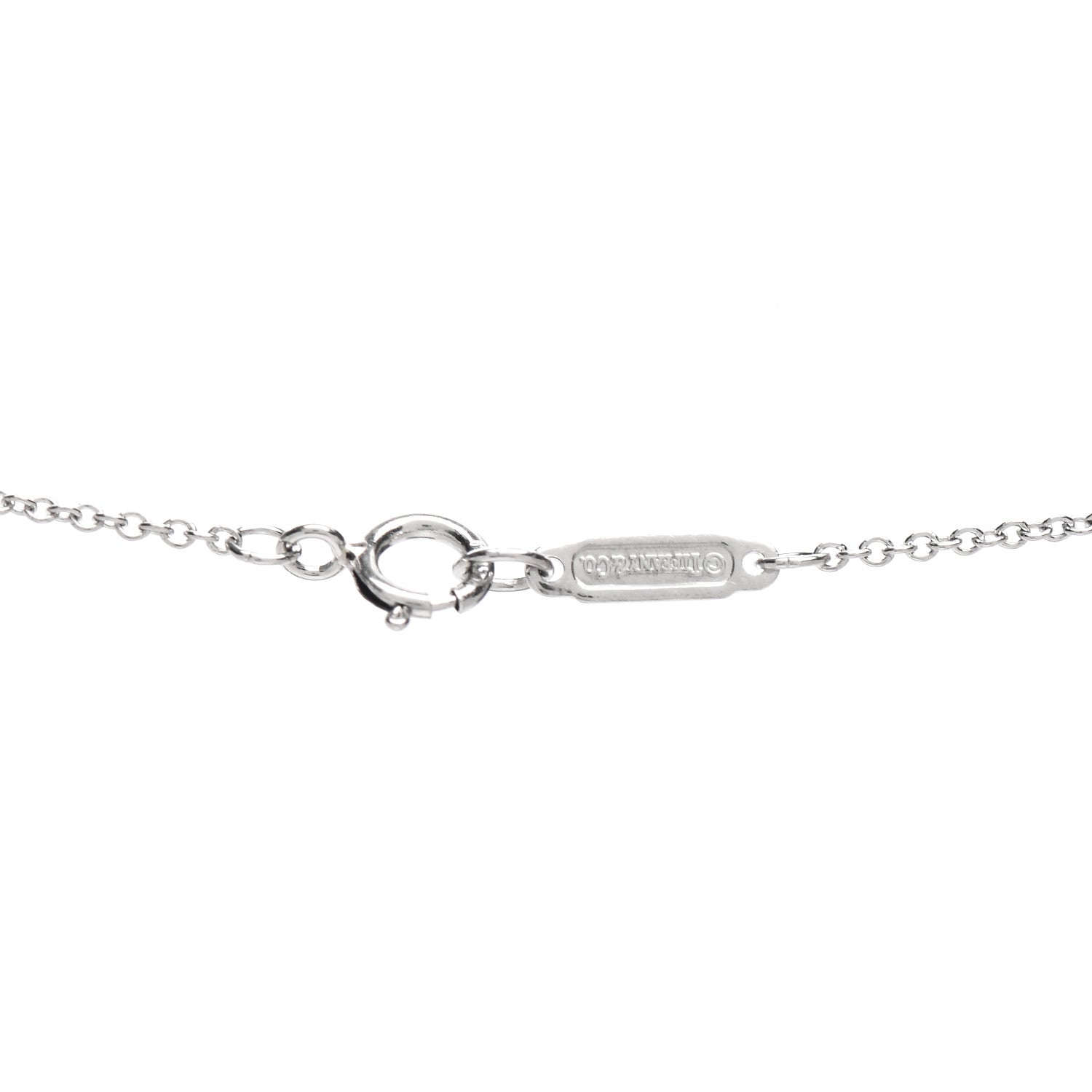 Tiffany Platinum Diamond Pink Tourmaline Paper Flowers Pendant Necklace 4 of 4