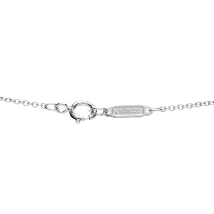 Tiffany Platinum Diamond Pink Tourmaline Paper Flowers Pendant Necklace 4 of 4