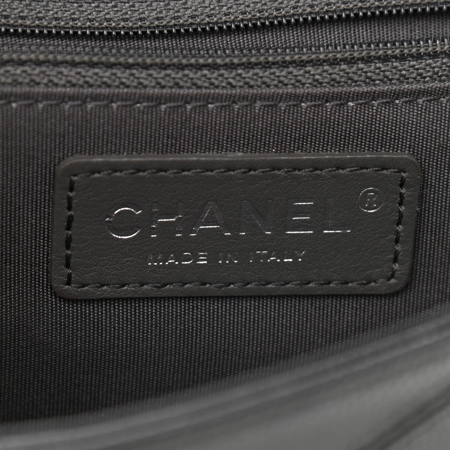 Chanel Caviar Macro Chevron Single Flap Black 6 of 9