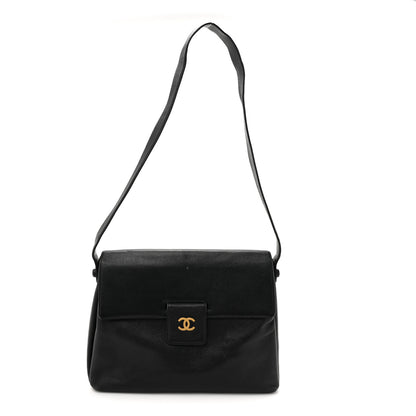 Chanel Caviar CC Shoulder Bag Black 1 of 13