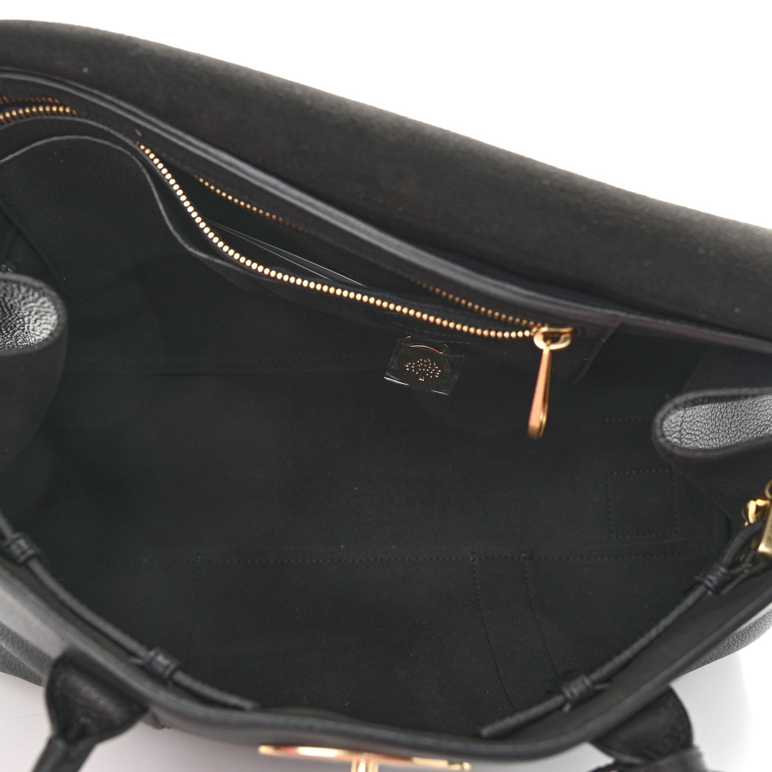 Mulberry Small Classic Grain Bayswater Black 5 of 10