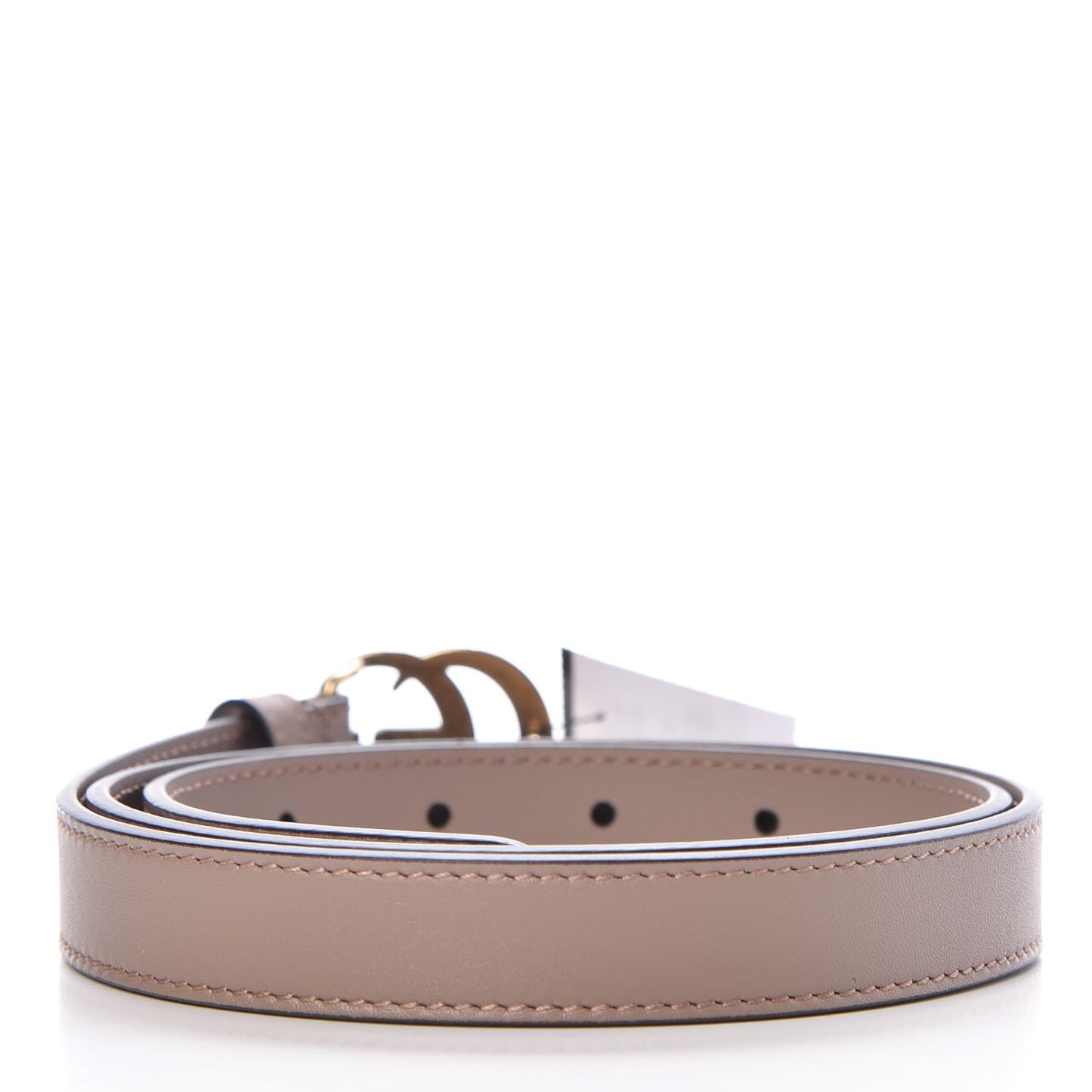 Calfskin Double G 20mm Belt 80 32 Porcelain Rose