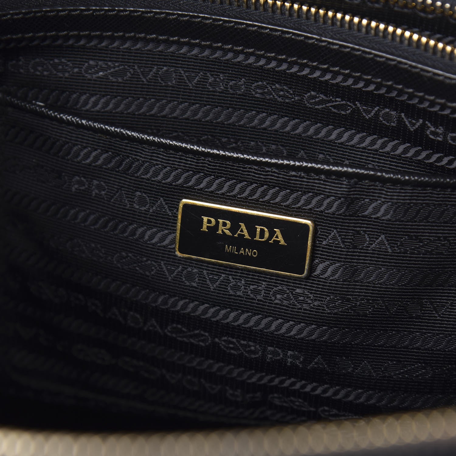 Prada Saffiano Medium Galleria Double Zip Tote Black 6 of 10