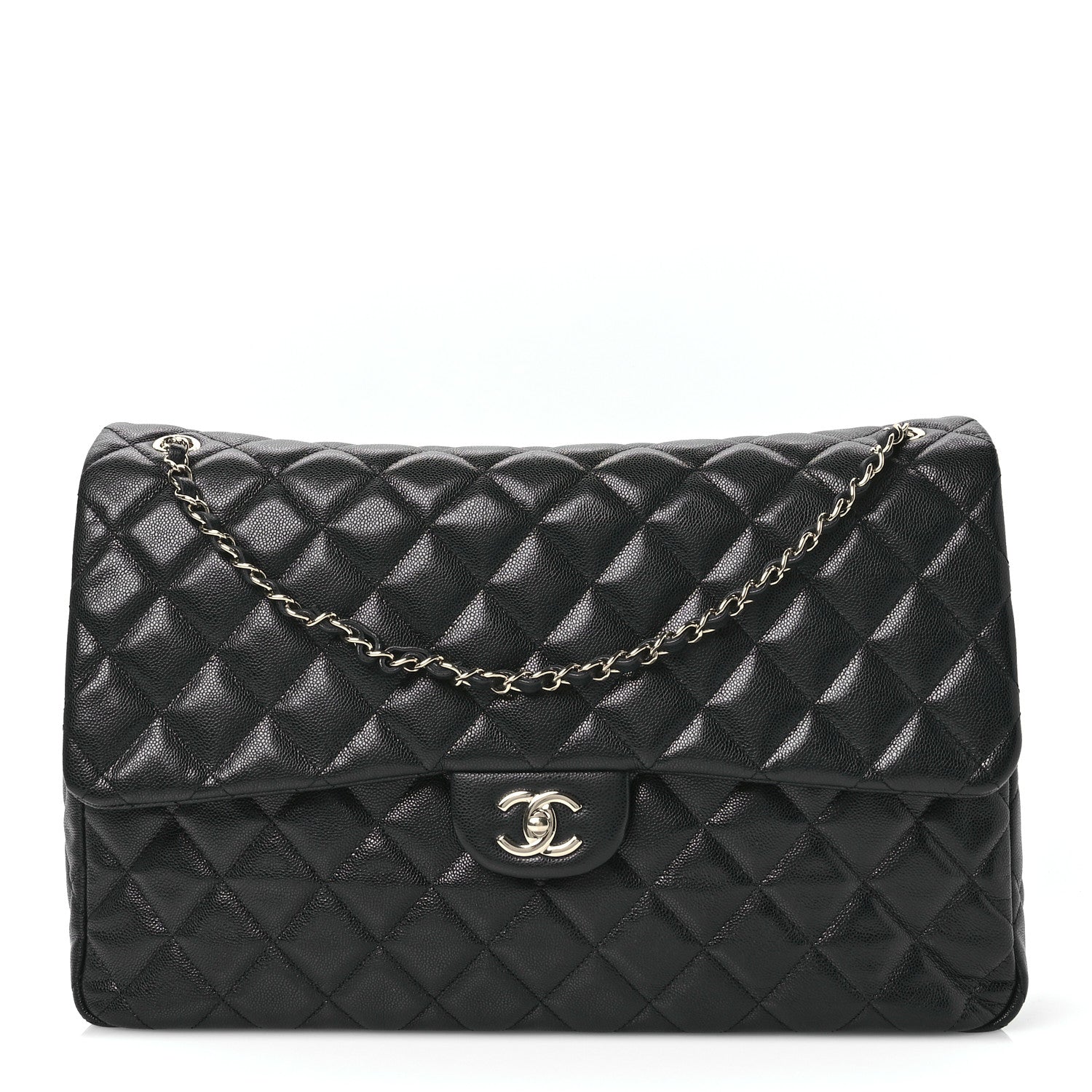 Chanel Caviar Quilted XXL Travel Flap Bag Black 1 of 10