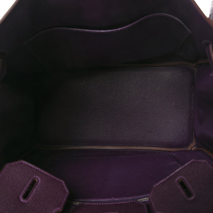 Hermes Togo Birkin 35 Raisin 5 of 9