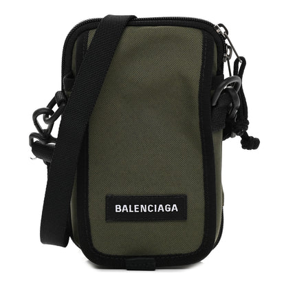Balenciaga Nylon Explorer Crossbody Dark Green 1 of 9