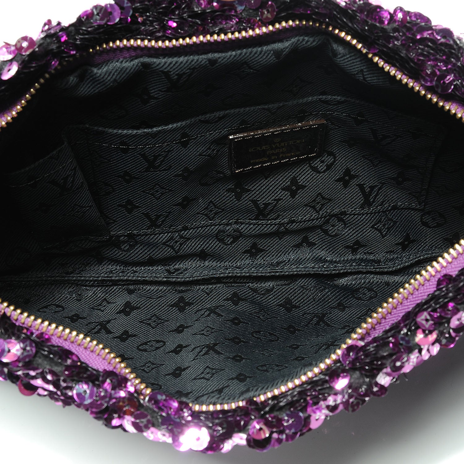 Louis Vuitton Sequin Pochette Rococo Violet 5 of 7