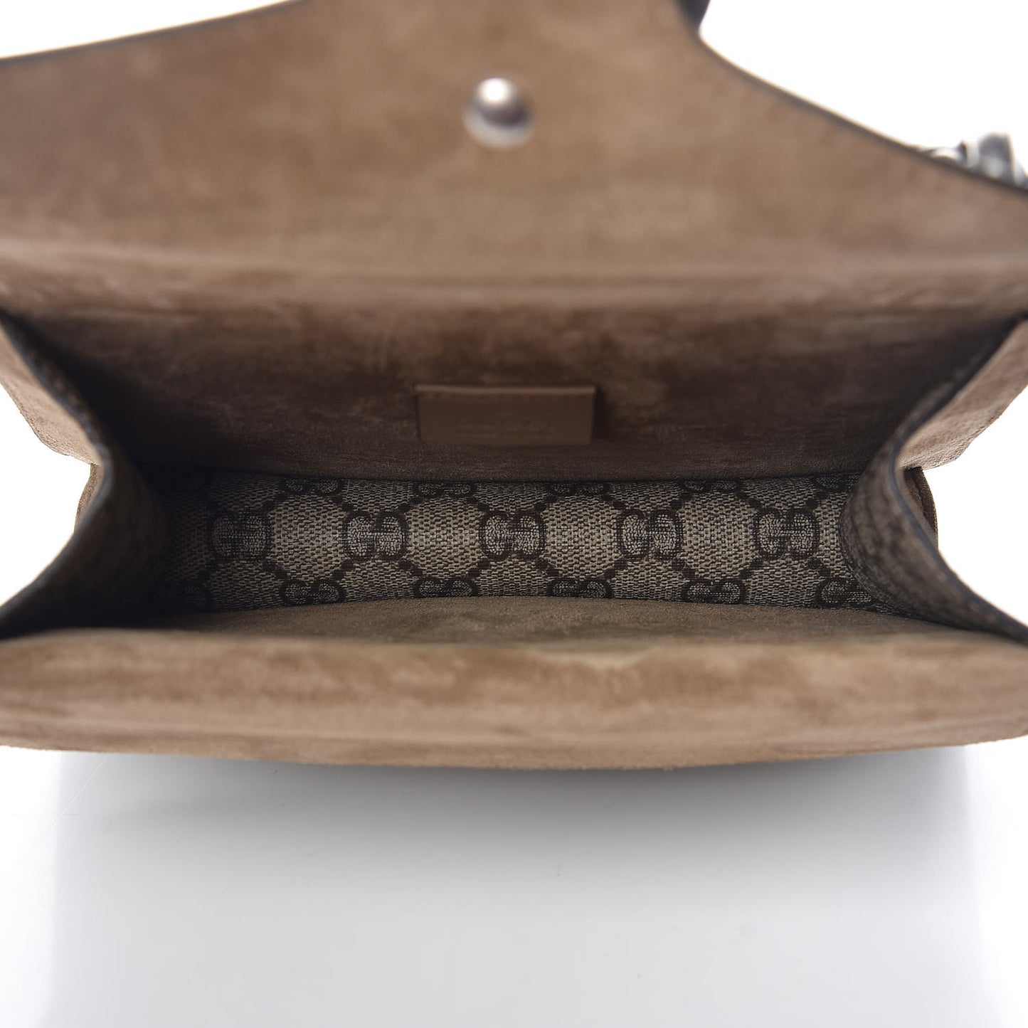 GG Supreme Monogram Mini Dionysus Shoulder Bag Taupe