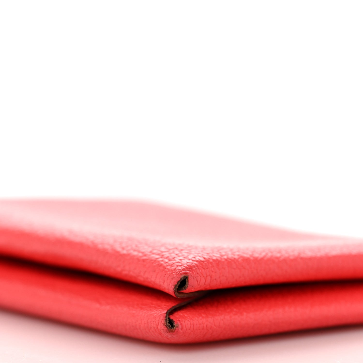 Hermes Chevre Mysore Verso Calvi Card Case Rose Texas Quebracho 8 of 9