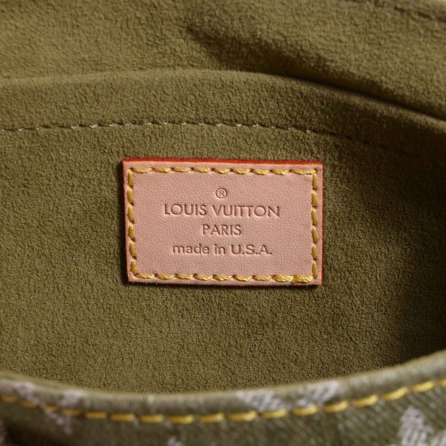 Monogram Denim Mini Pleaty Lichen