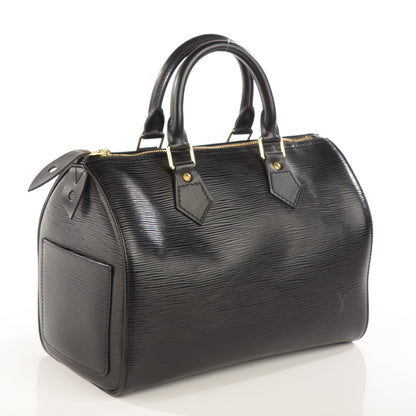 Louis Vuitton Epi Speedy 25 Black 3 of 7