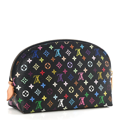 Louis Vuitton Monogram Multicolor Cosmetic Pouch Black Grenade 3 of 18
