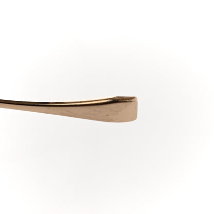 Fendi Metal FF Family Aviator Sunglasses FF0407/G/S Gold Pink 8 of 8