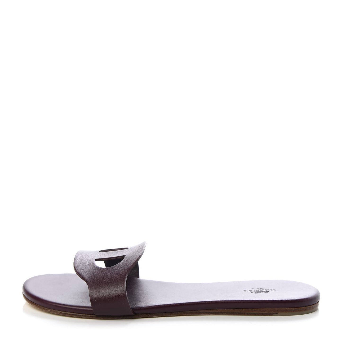 Calfskin Lisboa Sandals 40.5 Bordeaux