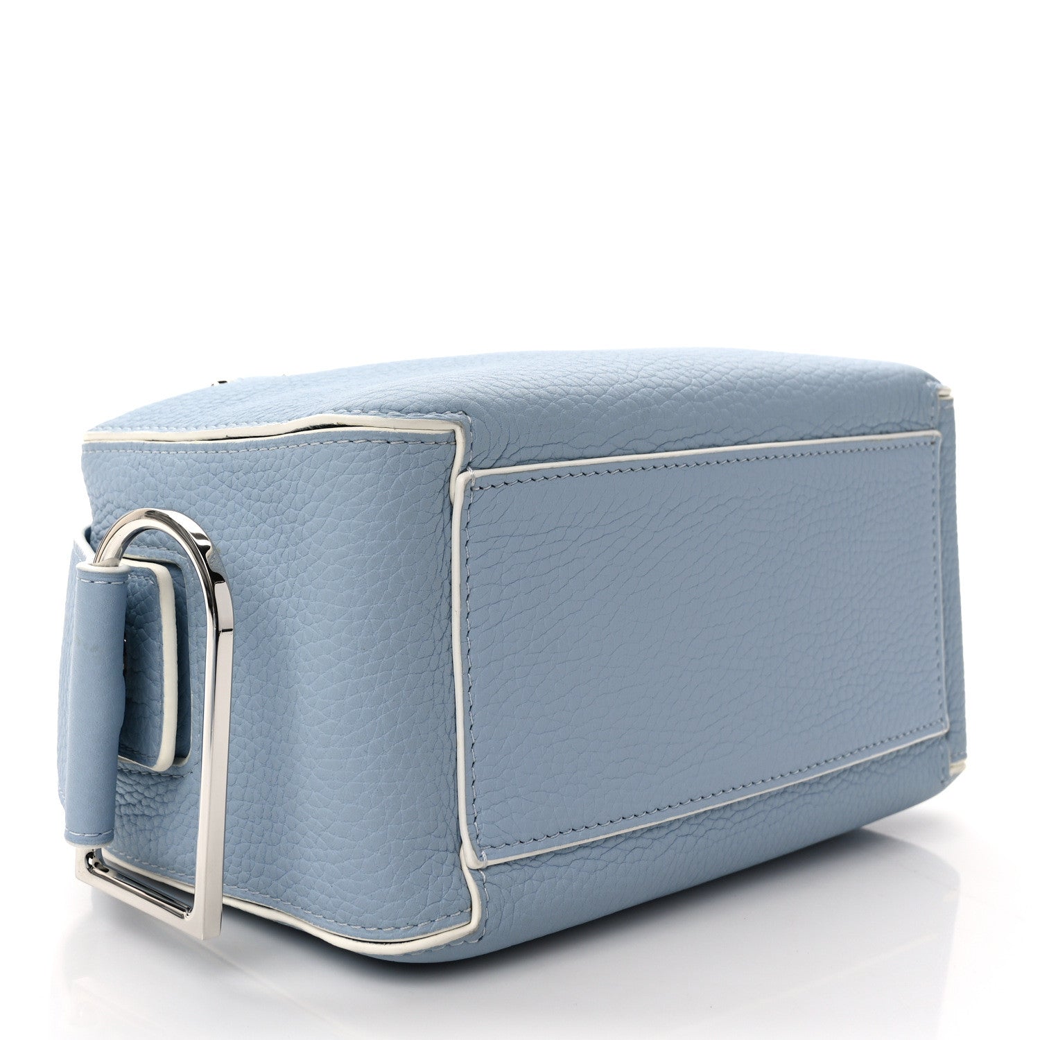 Delvaux Taurillon Soft Mini Cool Box Satchel Pacific 4 of 9