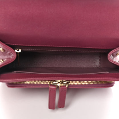 Chanel Caviar Quilted Medium Business Affinity Flap Burgundy 5 of 8