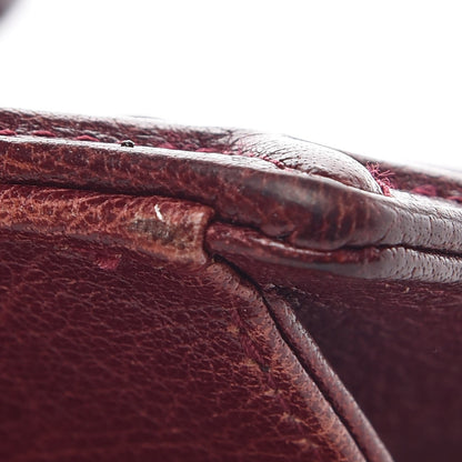 Christian Dior Calfskin Medium Diorama Flap Bag Burgundy 11 of 14