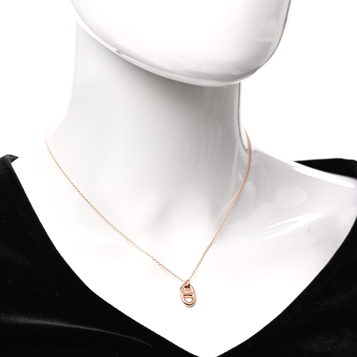 Hermes 18K Rose Gold PM Farandole Pendant Necklace 2 of 5