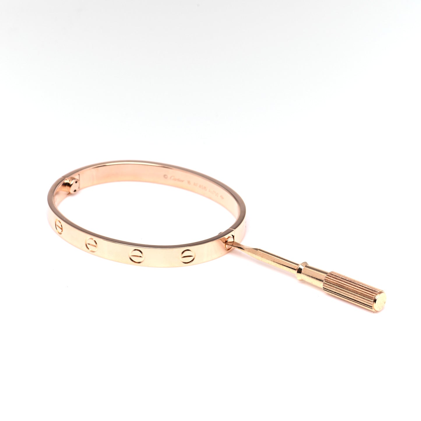 18K Pink Gold LOVE Bracelet 16