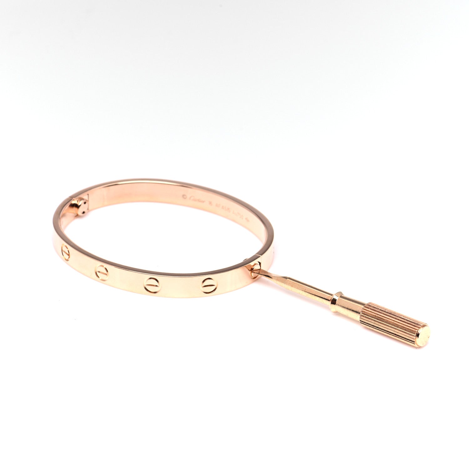 Cartier 18K Pink Gold LOVE Bracelet 16 5 of 5